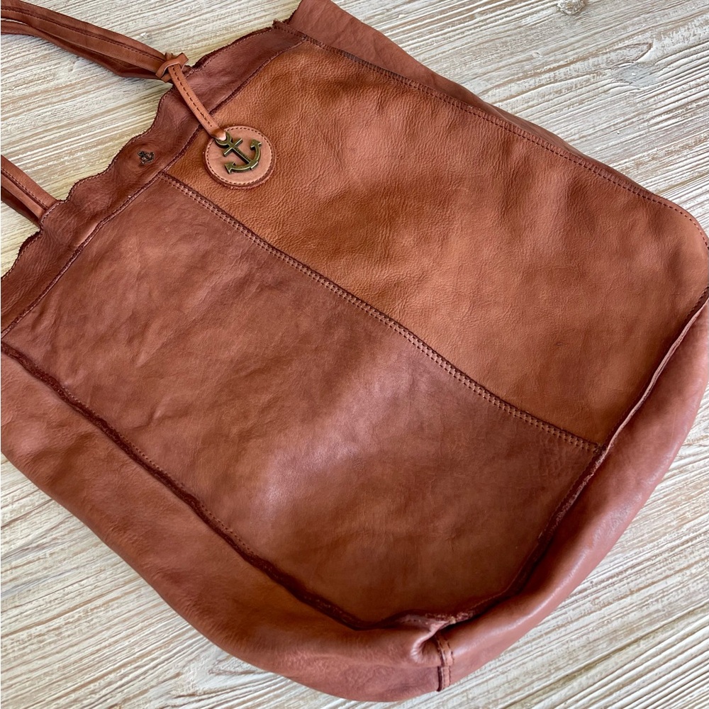 Harbour 2nd Brown Genuine Leather Tote Bag